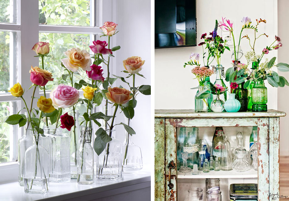 9 ideas diferentes para decorar con flores naturales - Noveno Ce